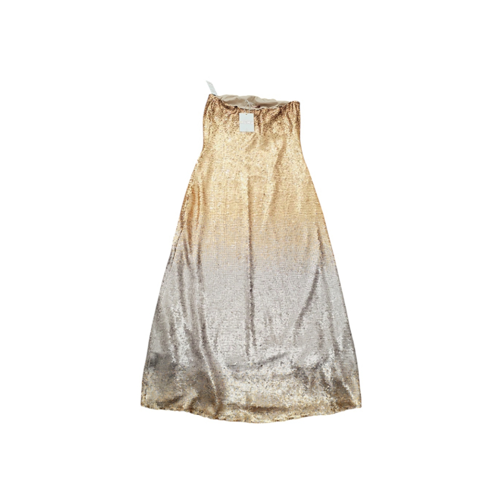 Show Me Your Mumu Taylor Tube Dress Gold Ombre Sequins Sz XL - Picture 9 of 10